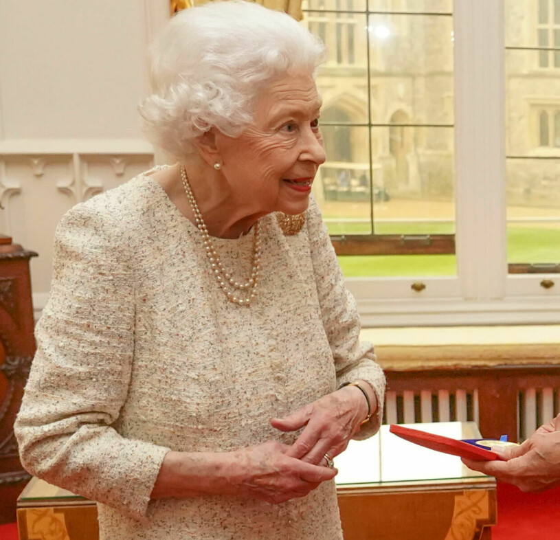 Drottning Elizabeth, 96 år i april. Drottning Elizabeth