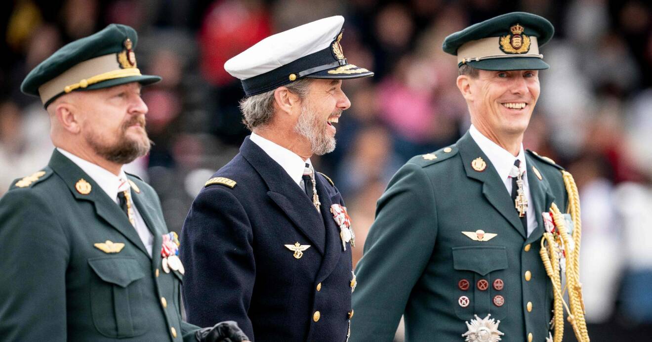 Kronprins Frederik och prins Joachim