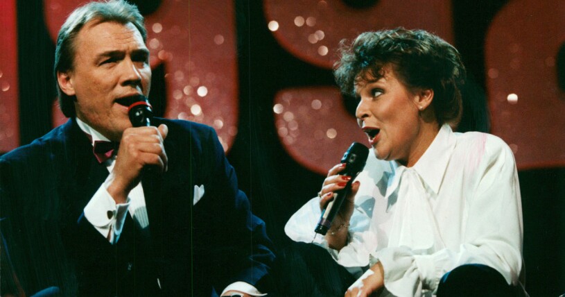 Christer Sjögren och Lotta Engberg har sjungit tillsammans många gånger. Bilden är tagen 1993. Christer Sjögren och Lotta Engberg