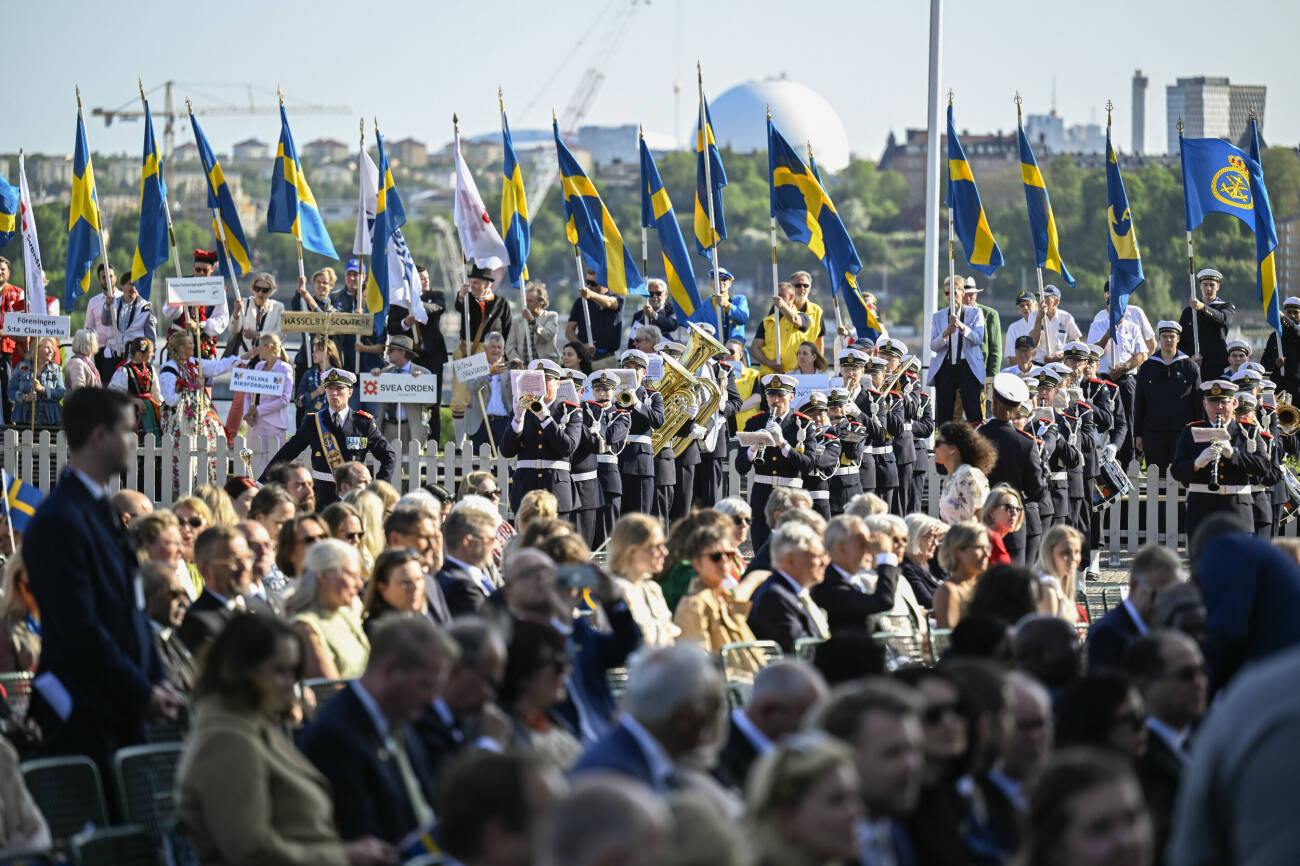 Nationaldagen 2023 – publiken på Skansen