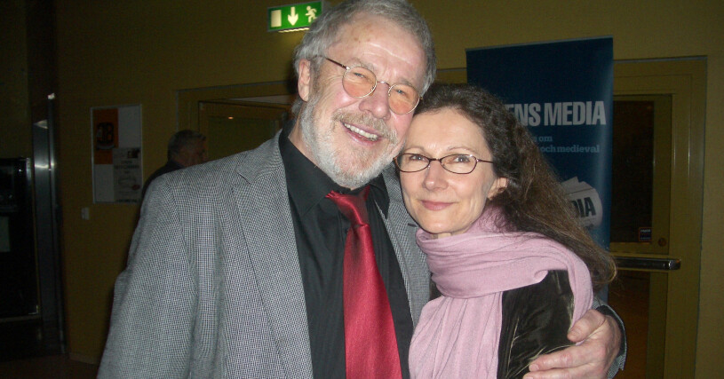 Sven Wollter med hustrun Lisa Wede. sven wollter fru lisa wede