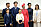 Drottning Margrethe Danska kronprinsfamiljen