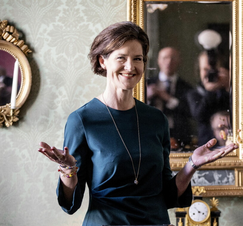 Anna Kinberg Batra i nya hemmet: Tessinska palatset vid Slottsbacken – mitt emot Stockholms slott. Stockholms nya landshövding Anna Kinberg Batra i sitt nya hem Tessinska palatset
