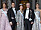 Kungen, drottningen, prinsessan Madeleine, prins Daniel och kronprinsessan Victoria på Nobel