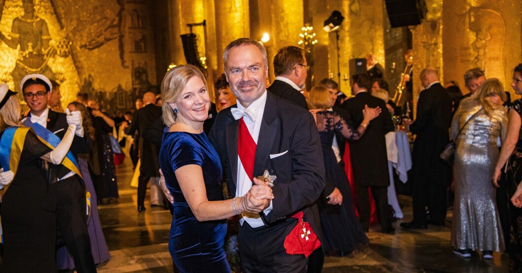 Jan Björklund och Magda brukade ta en svängom i Gyllene salen!