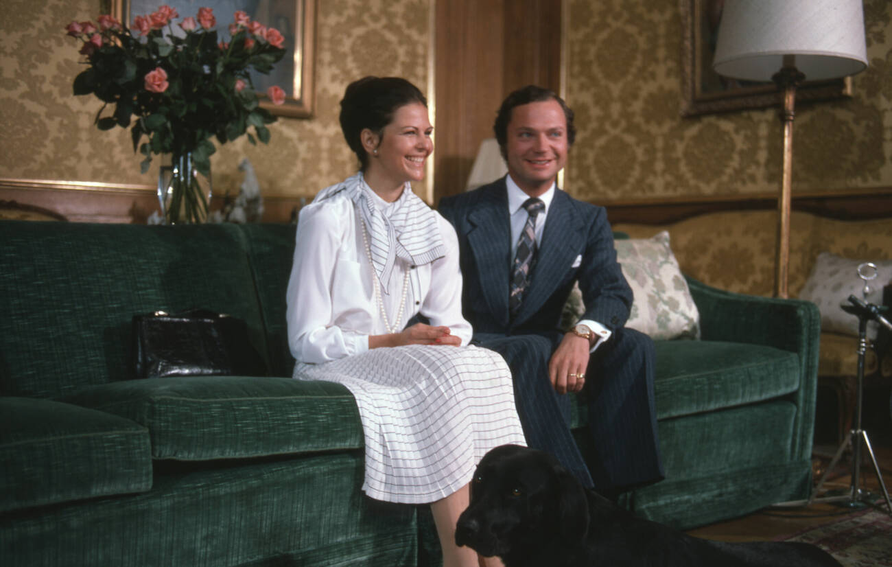 Kungen Silvia förlovning 1976
