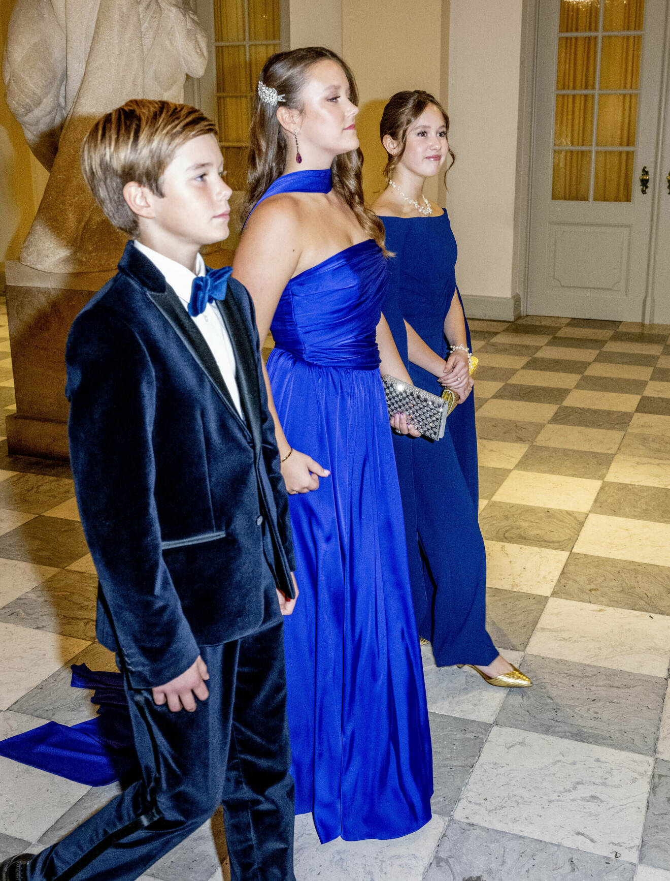 Prins Christians syskon prins Vincent, prinsessan Isabella och prinsessan Josephine