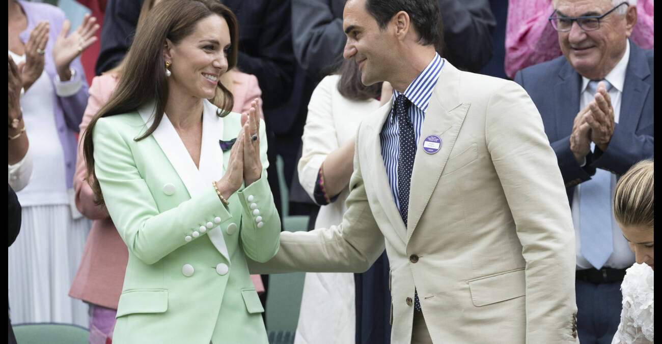 Prinsessan Kate och Roger Federer