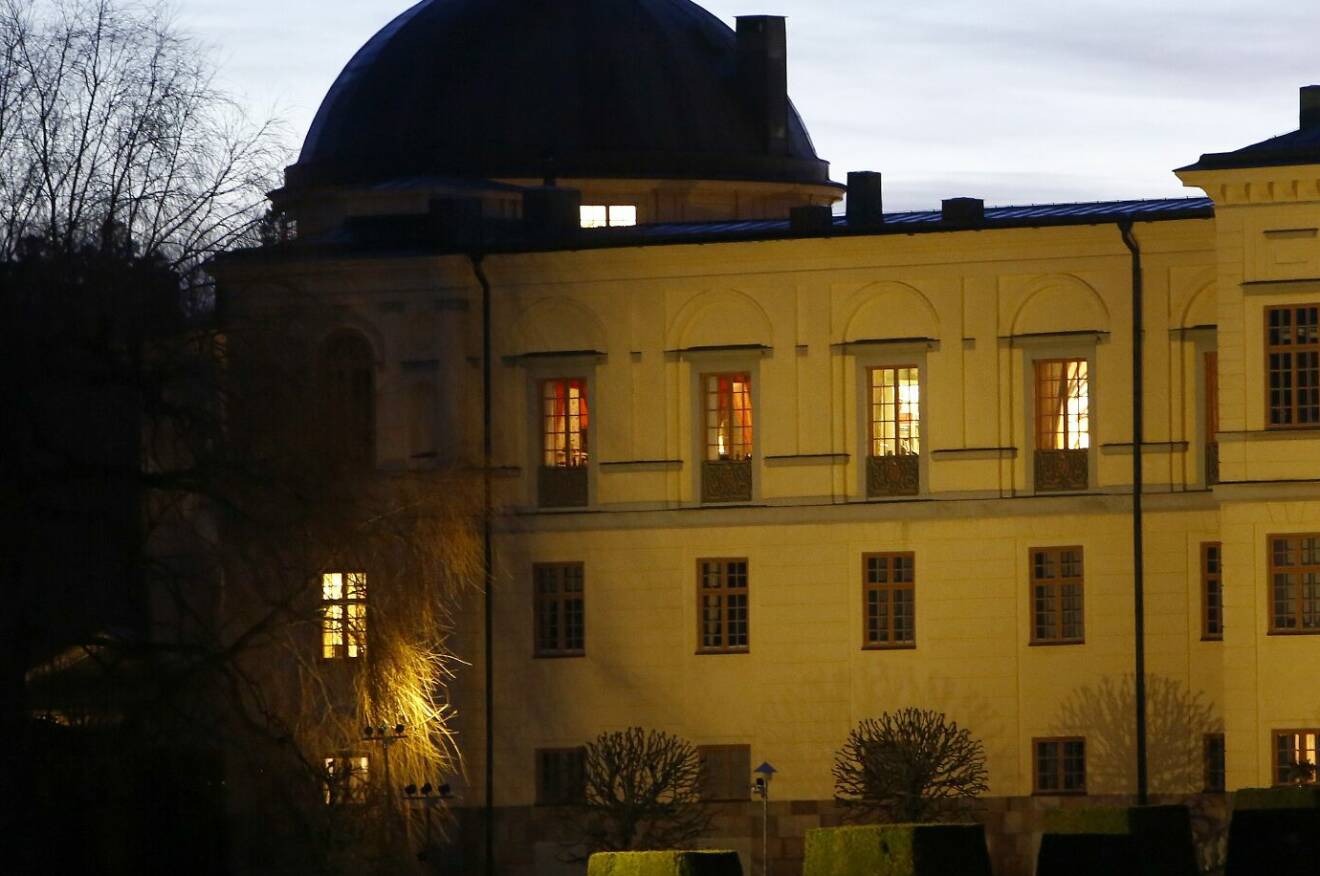 Kungaparets privata våning på Drottningholm