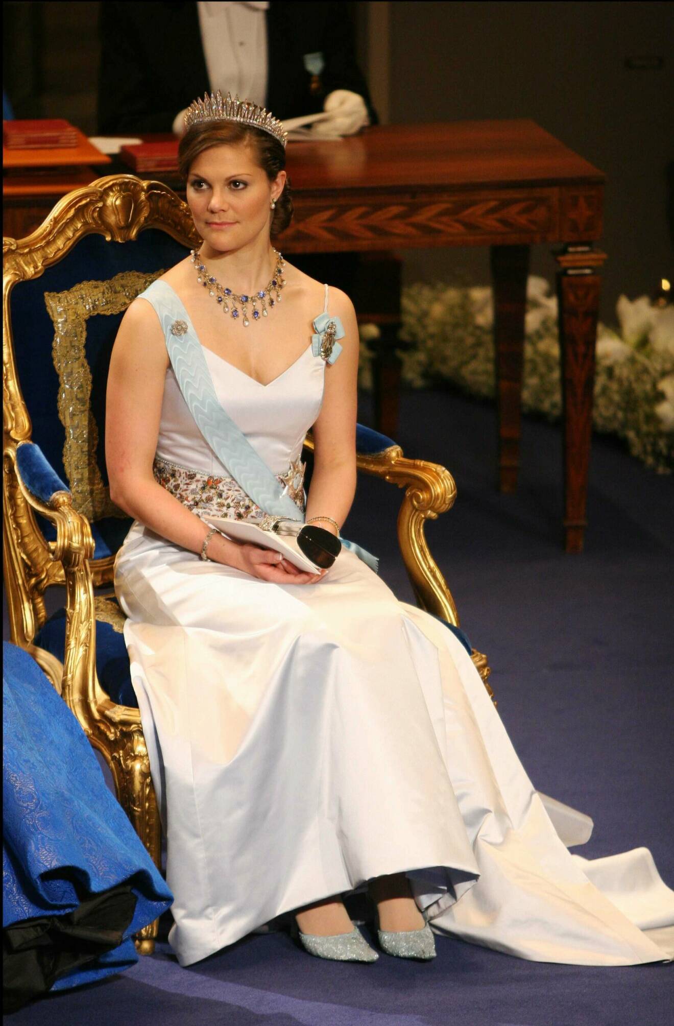 Kronprinsessan Victorias Nobelklänning 2005