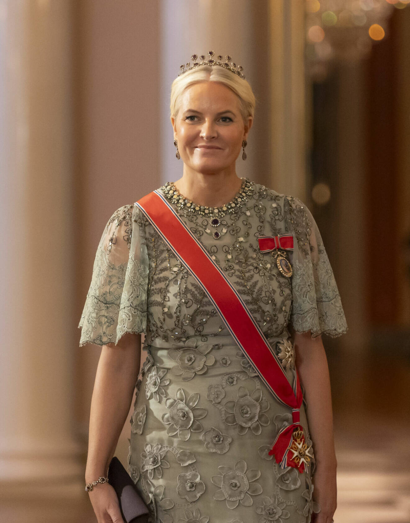 Kronprinsessan Mette-Marit på galamiddag för stortinget 2023