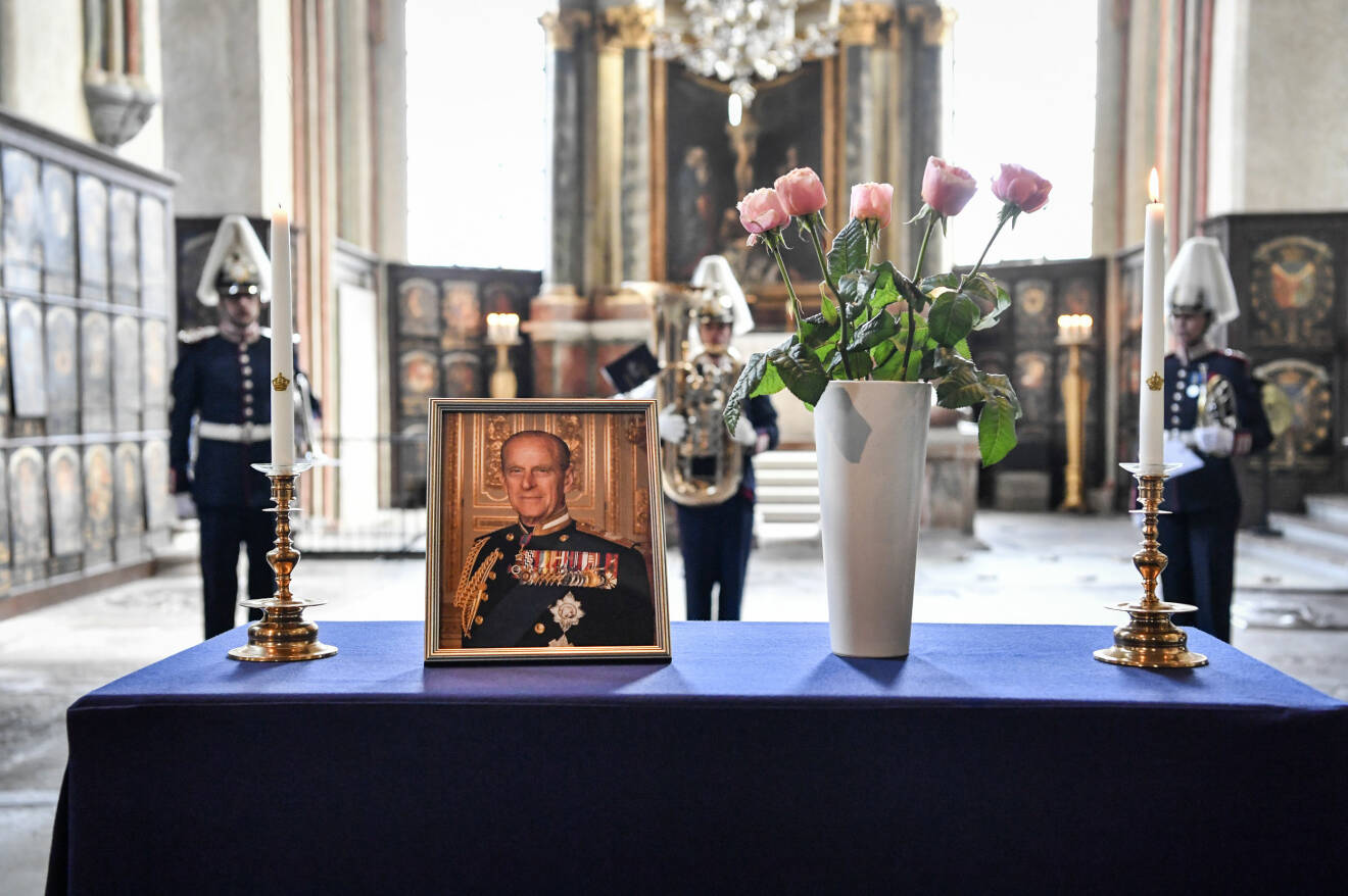 Prins Philip hedrades vid en ceremoni i Riddarholmskyrkan