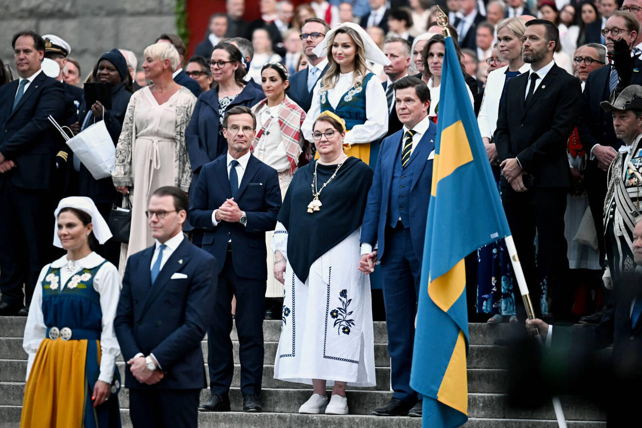 Gästerna på Nationaldagsmottagningen 2023 på Nordiska museet