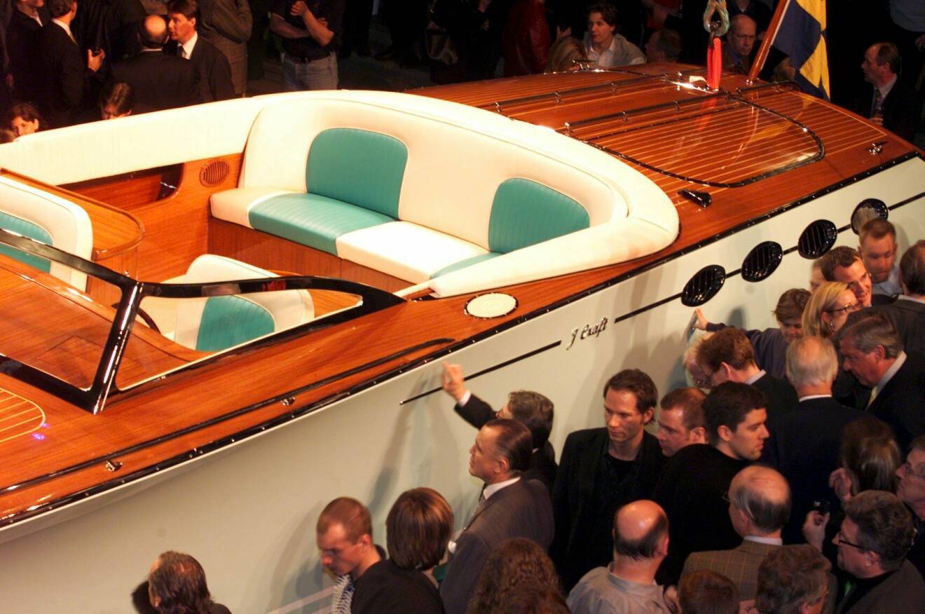 Kungens båt Polaris, en J-Craft från år 2000 i modellen Cabrio Cruiser