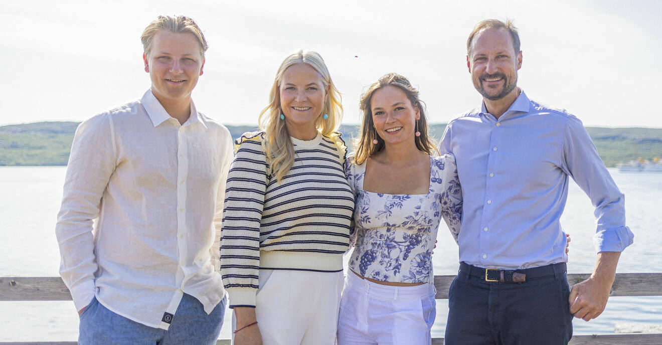 Kronprins Haakon med familj