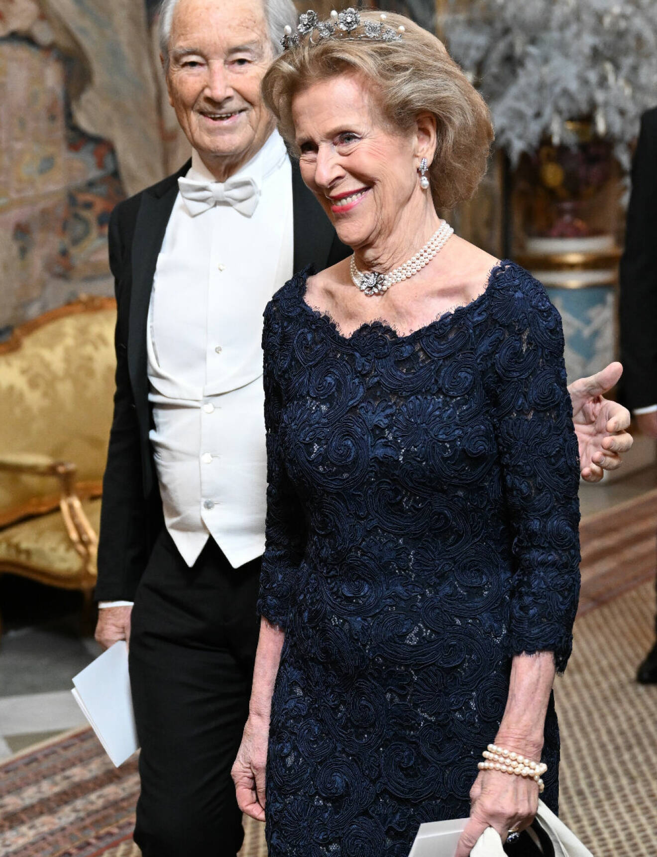 Madeleine Kogevinas och Bernard Mach på Stockholms slott 2022