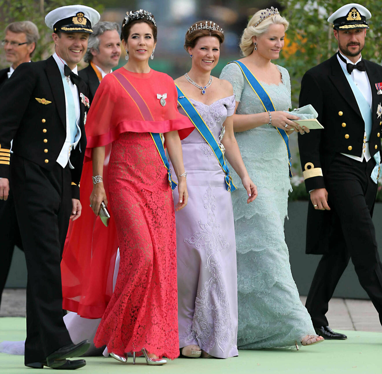 Kronprinsessan Mary på prinsessan Madeleines och Chris O’Neills bröllop i Stockholm 2013