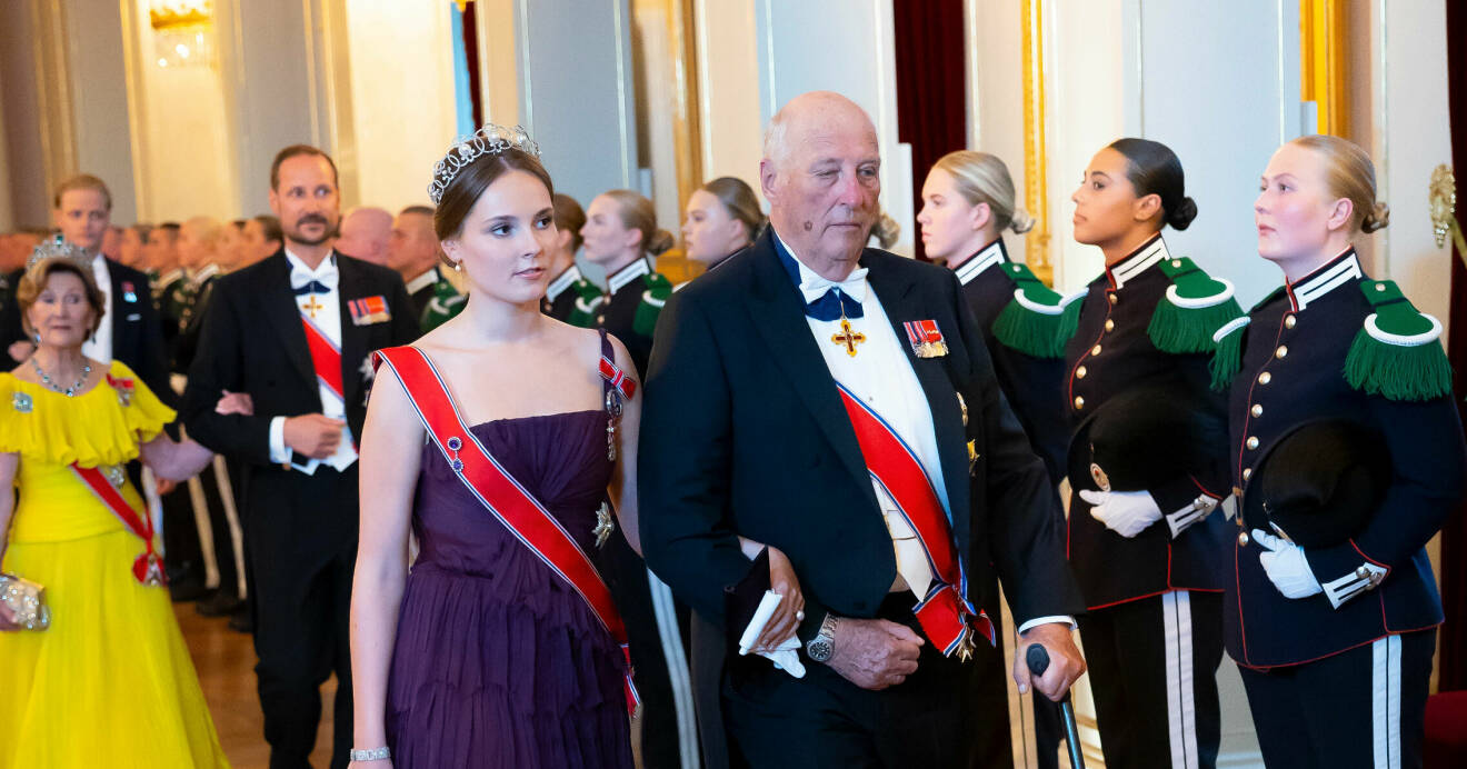 Ingrid Alexandra och kung Harald