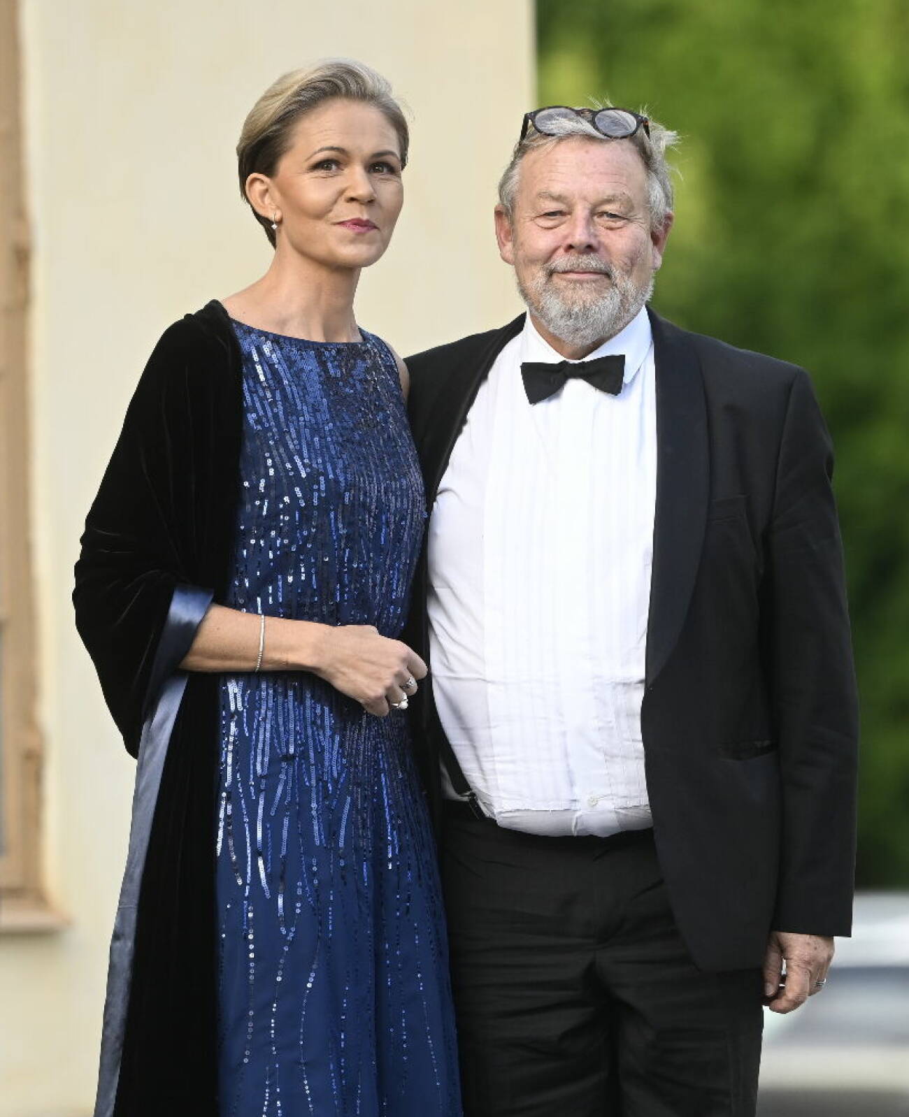 Peter “Poker” Wallenberg och frun Klara Sydhoff Wallenberg på kungens konsert på Drottningholm