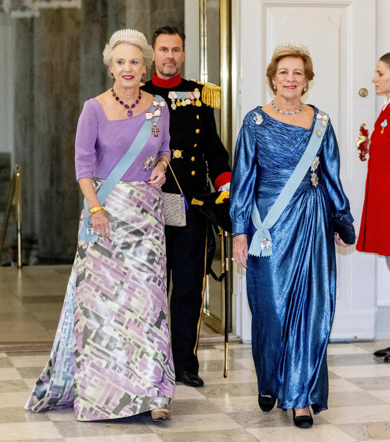Drottning Margrethes systrar prinsessan Benedikte och drottning Anne-Marie