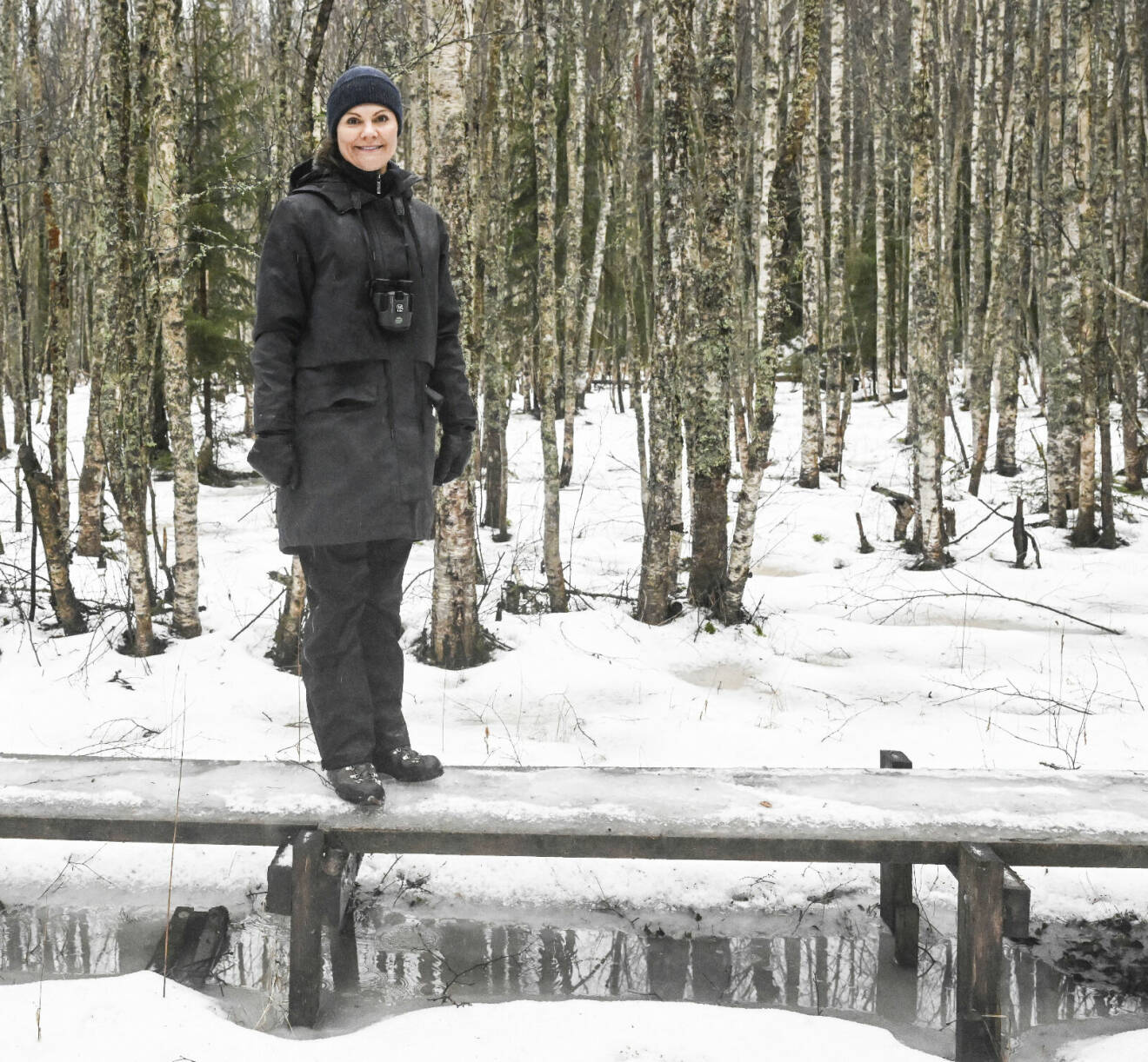 Kronprinsessan Victoria Färnebofjärdens nationalpark vandrar i Bändan Gysinge