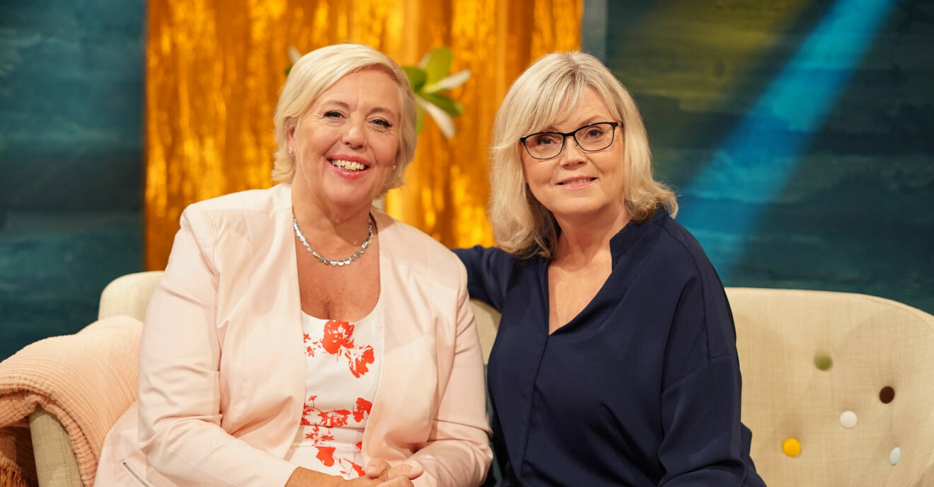 Suzanne Axell och Gunilla Hasselgren i SVT-programmet Fråga Doktorn