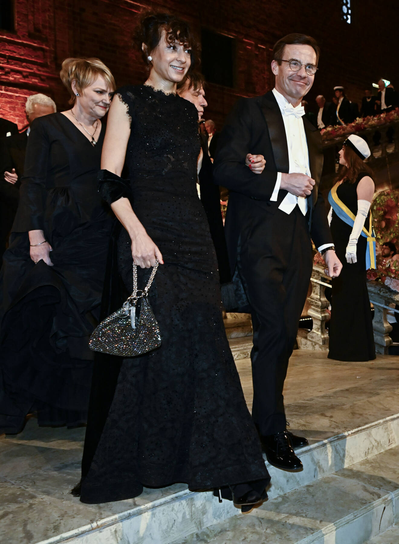 Emanuelle Charpentier, Nobelpristagare i kemi 2020, och statsminister Ulf Kristersson