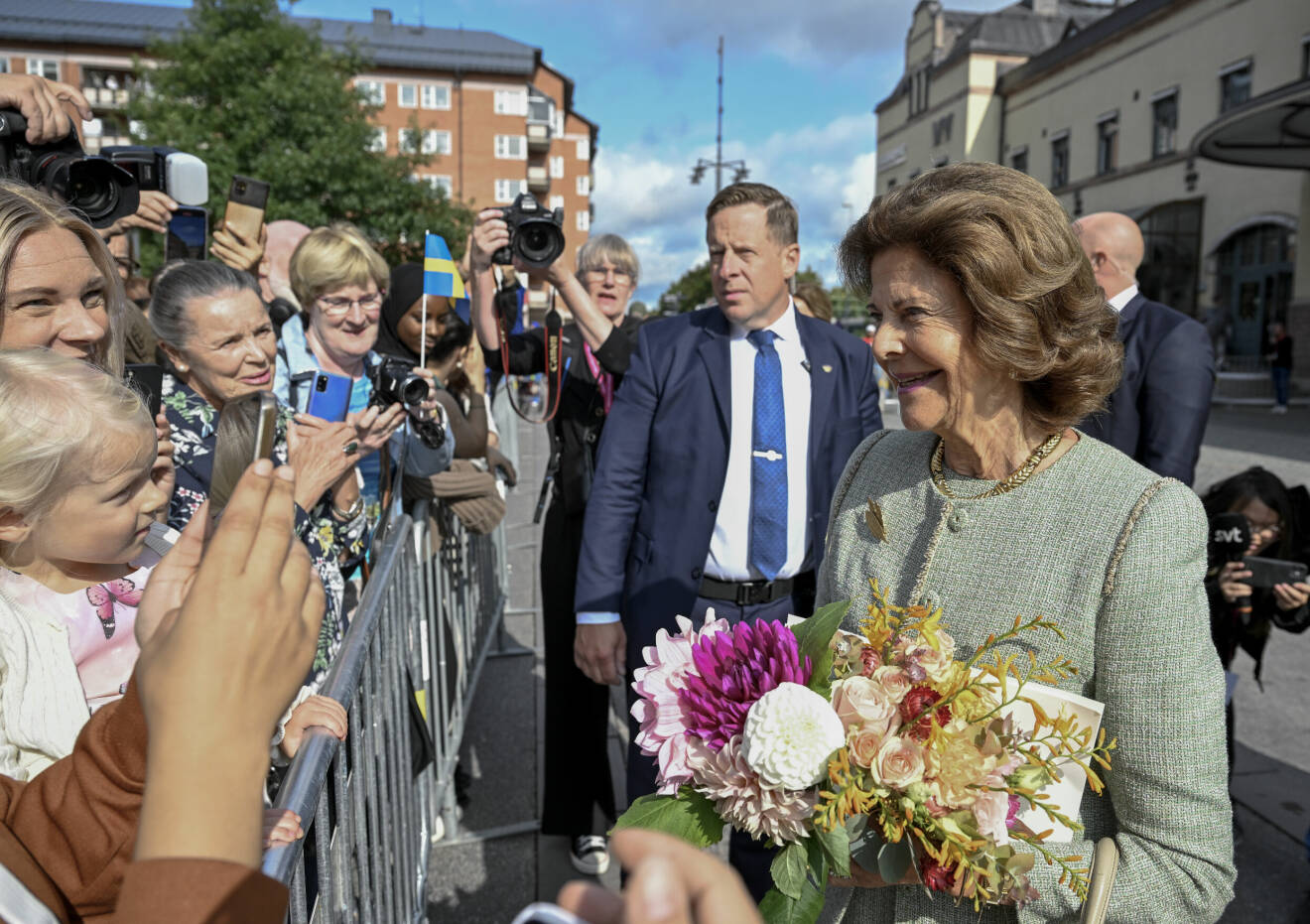Drottning Silvia i Gävle.