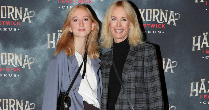 Mika Östergren med mamma Jenny Strömstedt. Mika Östergren och Jenny Strömstedt