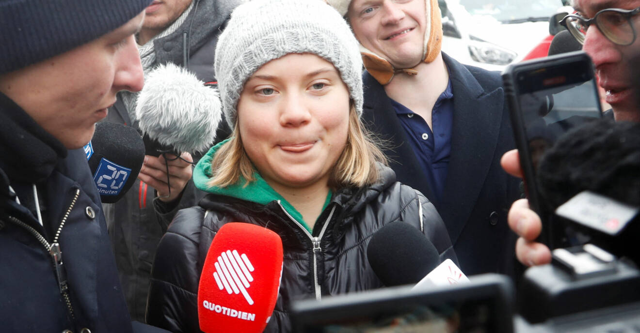 Greta Thunberg sågs med Jon Henrik Fjällgren nere i Stockholms tunnelbanor