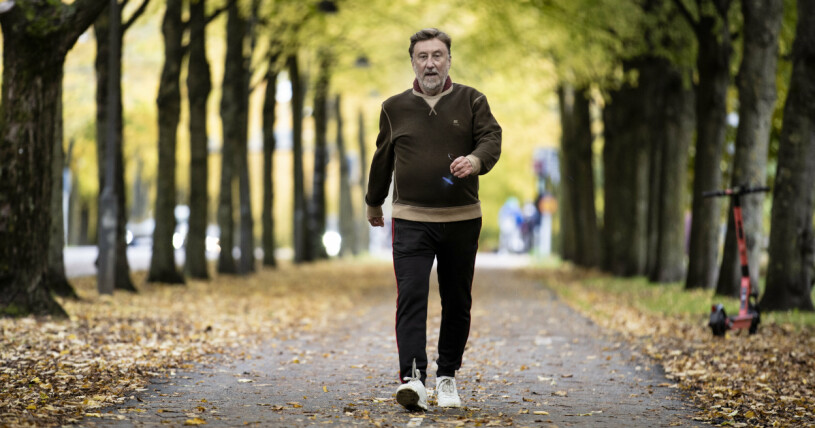 Janne Josefsson är ute och motionerar nästan varje morgon.