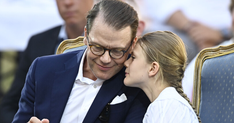 Prins Daniel och prinsessan Estelle på Victoriadagen 2021