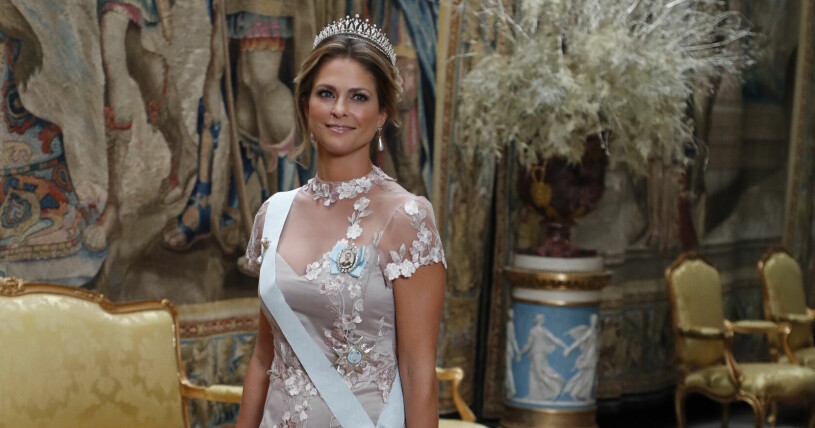 Prinsessan Madeleine strålade som aldrig förr på Nobelfesten 2019. Prinsessan Madeleine