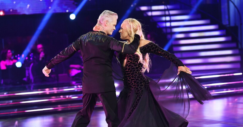 Henrik Fexeus tillsammans med danspartnern Malin Watson i Let's dance.