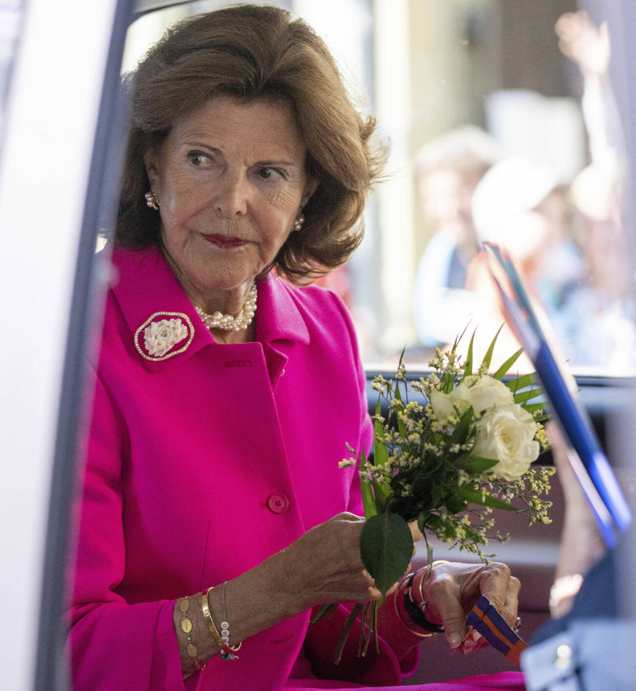 Drottning Silvia vid invigning av nytt demensboende, ett pilotprojekt i Forst i Tyskland