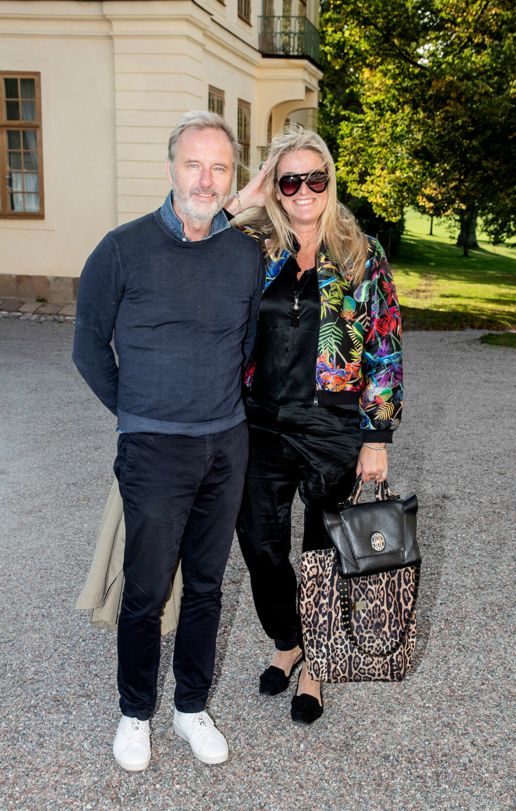 Christopher Östlund och stylisten Angelina Jolin i minglet. Christopher Östlund och stylisten Angelina Jolin i minglet.