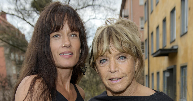 Malin Berghagen med sin mamma "Lill-Babs".