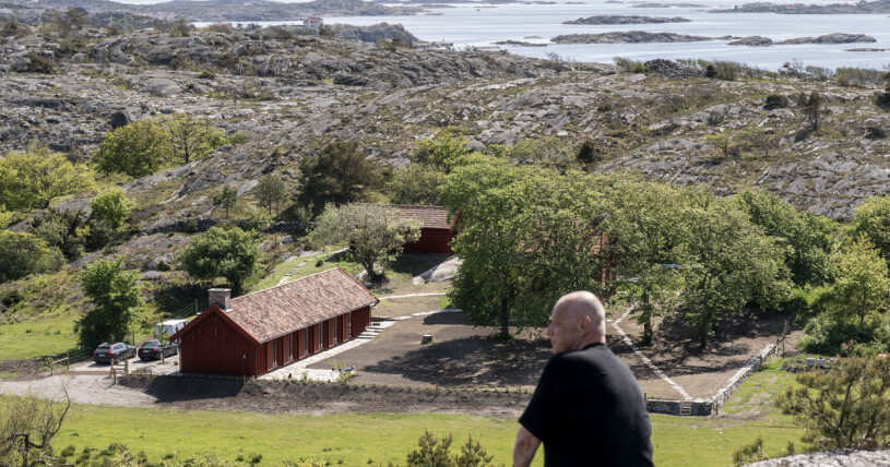 Gert Wingårdh vid en av sina egna husdrömmar – hans och Karins sommarhus i Äggdal.