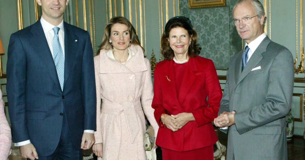 Felipe och Letizia var på statsbesök som kronprinspar år 2005.