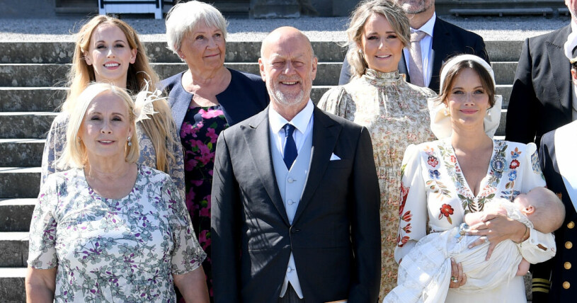 Marie Hellvist diggar det blonda! Här på prins Julians dop. Marie Hellqvist på prins Julians dop