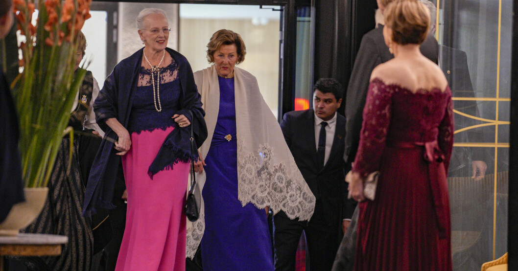 Drottning Margrethe och drottning Sonja