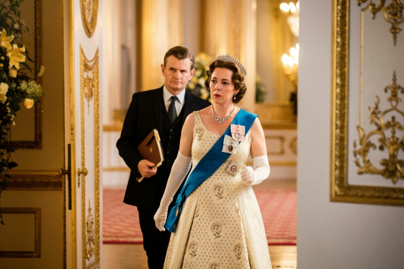 Olivia Colman som drottning Elizabeth i säsong 3 av 'The Crown. Olivia Colman som drottning Elizabeth i säsong 3 av 'The Crown.