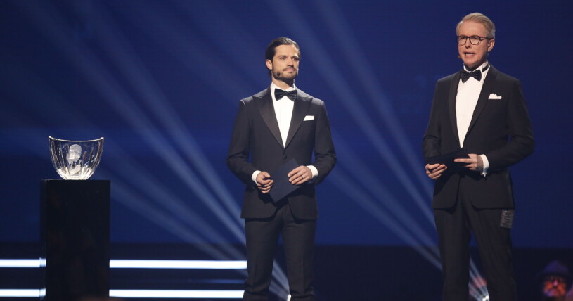 Prins Carl Philip höll ett fantastiskt tal under Idrottsgalan 2022. Prins Carl Philip och Radiosportens Bengt Skött presenterar Jerringpriset vid Idrottsgalan 2022.