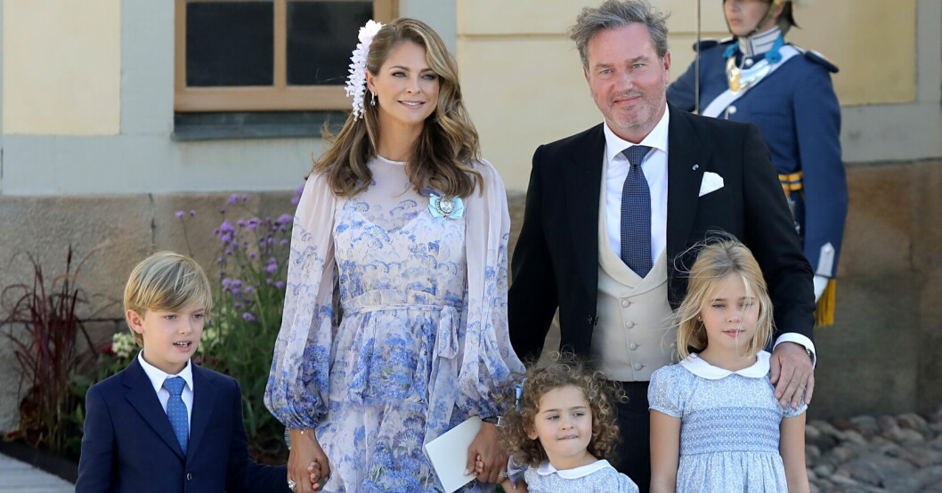 Prinsessan Madeleine, Chris O'Neill, prins Nicolas, prinsessan Adrienne och prinsessan Leonore bor till vardags i Florida. Prinsessan Madeleine, Chris O'Neill, prins Nicolas, prinsessan Adrienne och prinsessan Leonore
