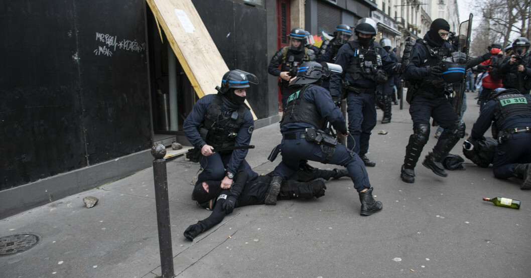 Protester i Frankrike