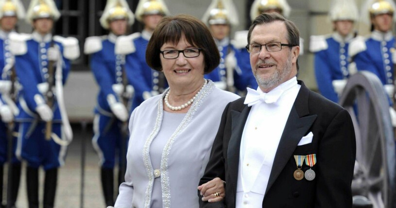 Ewa och Olle Westling anländer till kronprinsessan Victorias och prins Daniels bröllop 2010. Ewa och Olle Westling anländer till kronprinsessan Victorias och prins Daniels bröllop 2010