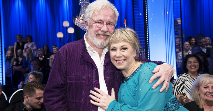 Sven Wollter med dottern Stina Wollter när hon deltog i Let's Dance. stina wollter sven wollter