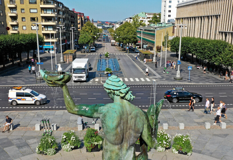 Göteborgs hjärta, med Götaplatsen och Avenyn. Men exakt var firandet äger rum är hemligt. Götaplatsen och Avenyn i Göteborg