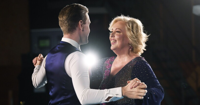 Tobias Bader och Suzanne Axell i Let's Dance