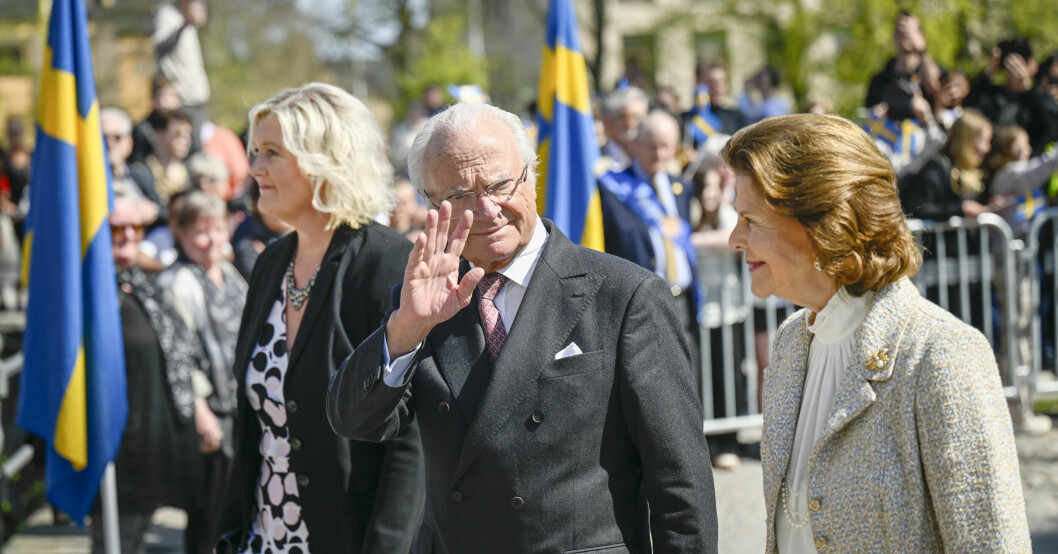 Detta var det nionde stoppet på turnén. Kungaparet